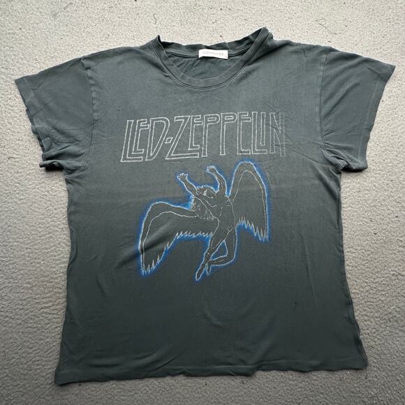 Daydreamer Led Zeppelin T-Shirt Womens Large Short Sleeve Graphic Gray - Picture 1 of 10